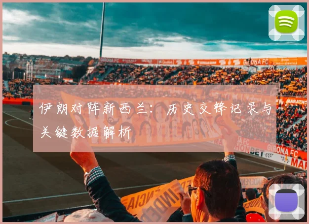 伊朗对阵新西兰：历史交锋记录与关键数据解析